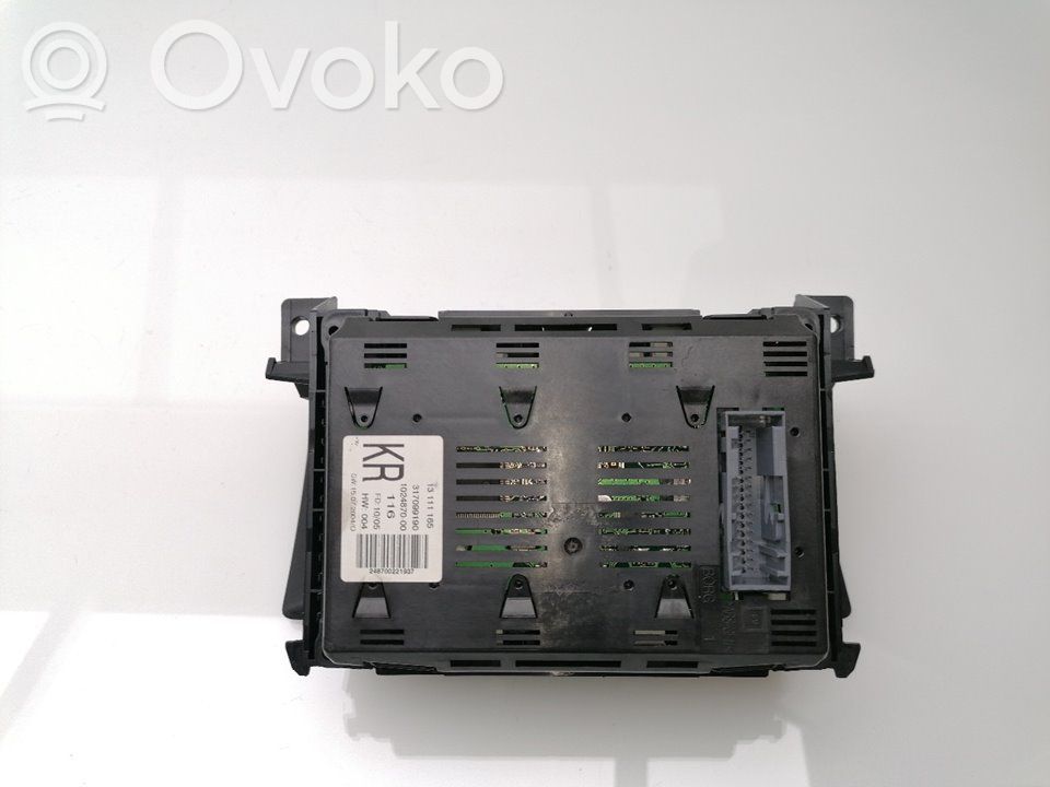 Opel Astra H Schermo del visore a sovrimpressione