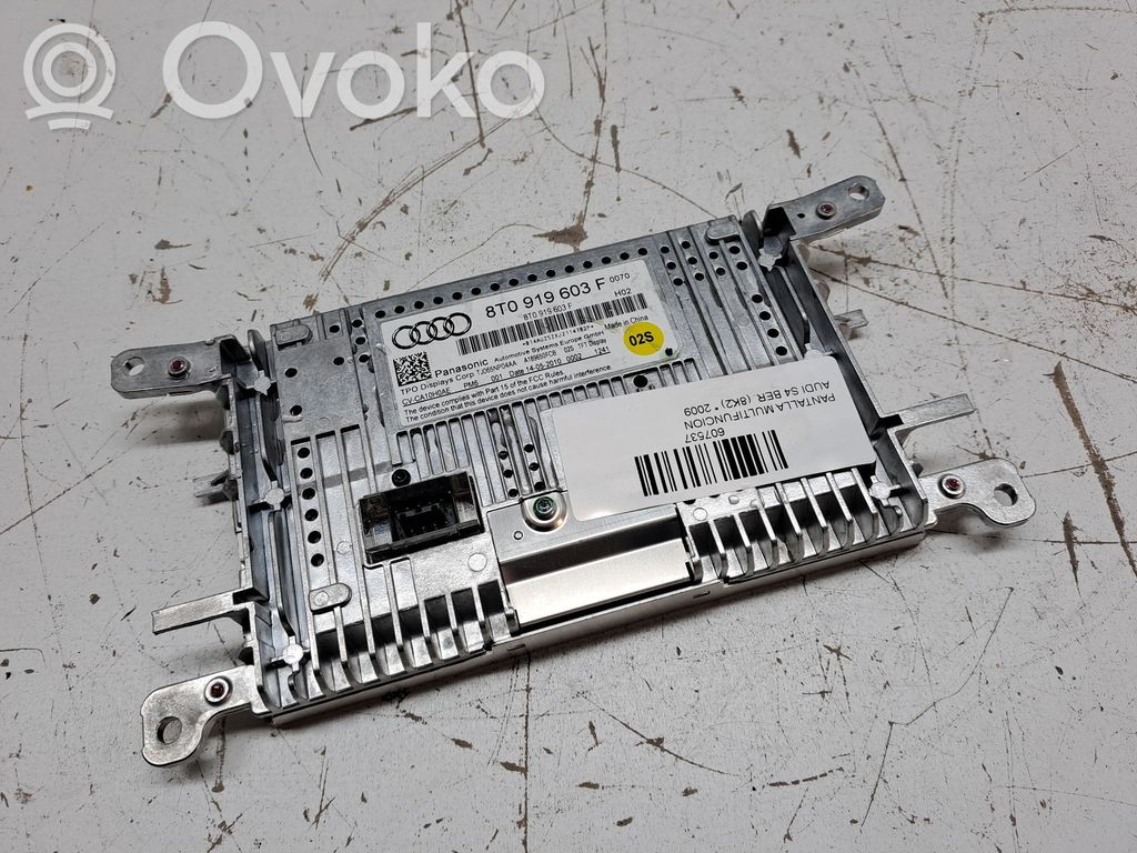 HUD-näyttö   8T919603F,8R0919604