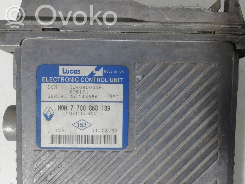 Renault Megane I Engine control unit/module ECU 