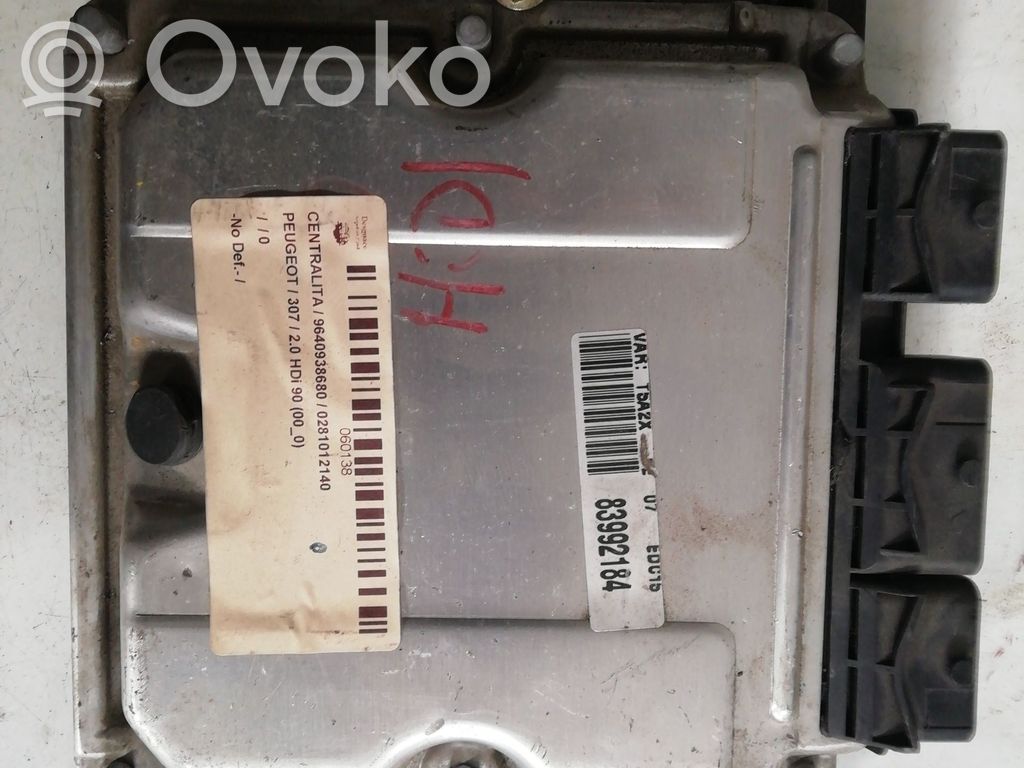 Peugeot 307 Engine control unit/module ECU 