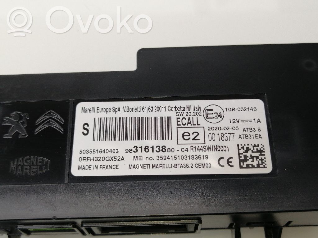 Citroen C4 SpaceTourer Sterownik / Moduł komfortu 