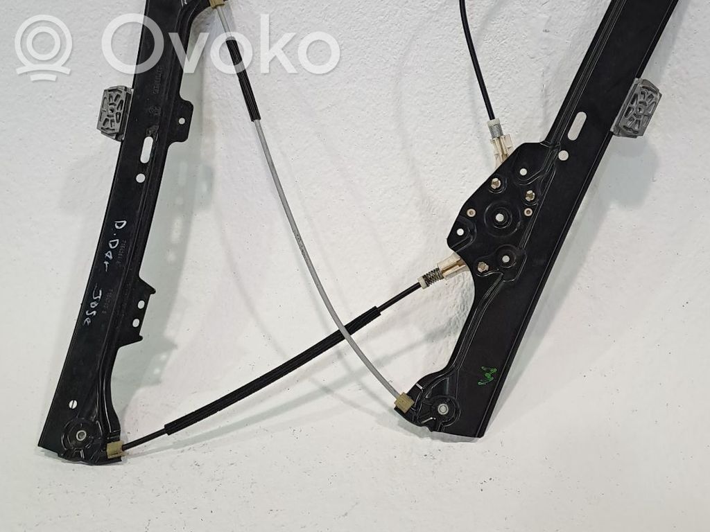 BMW 5 E60 E61 Regulador de ventanilla eléctrico de puerta delantera 