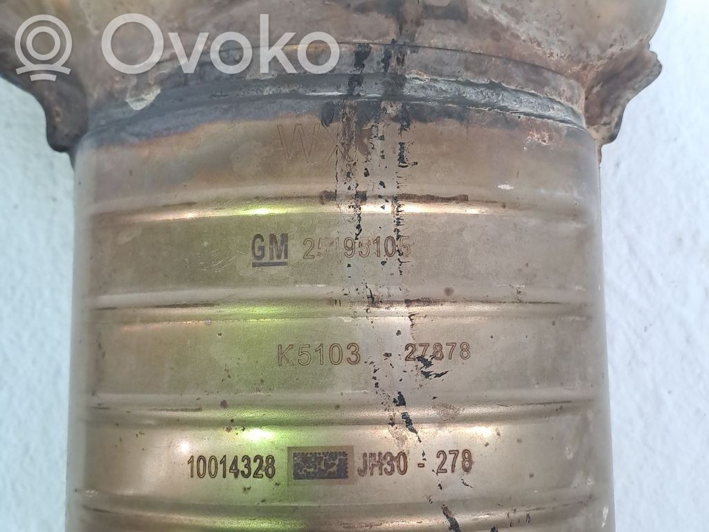 Opel Corsa F Filtr cząstek stałych Katalizator / FAP / DPF 