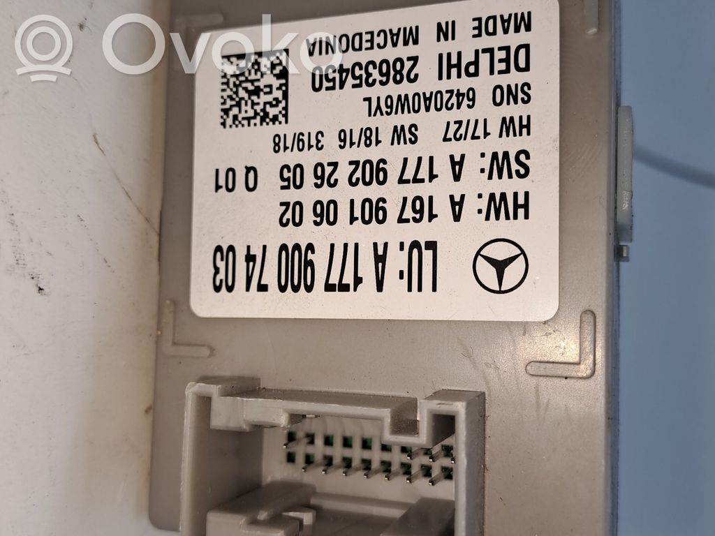 Mercedes-Benz A W177 Modulo di controllo del corpo centrale