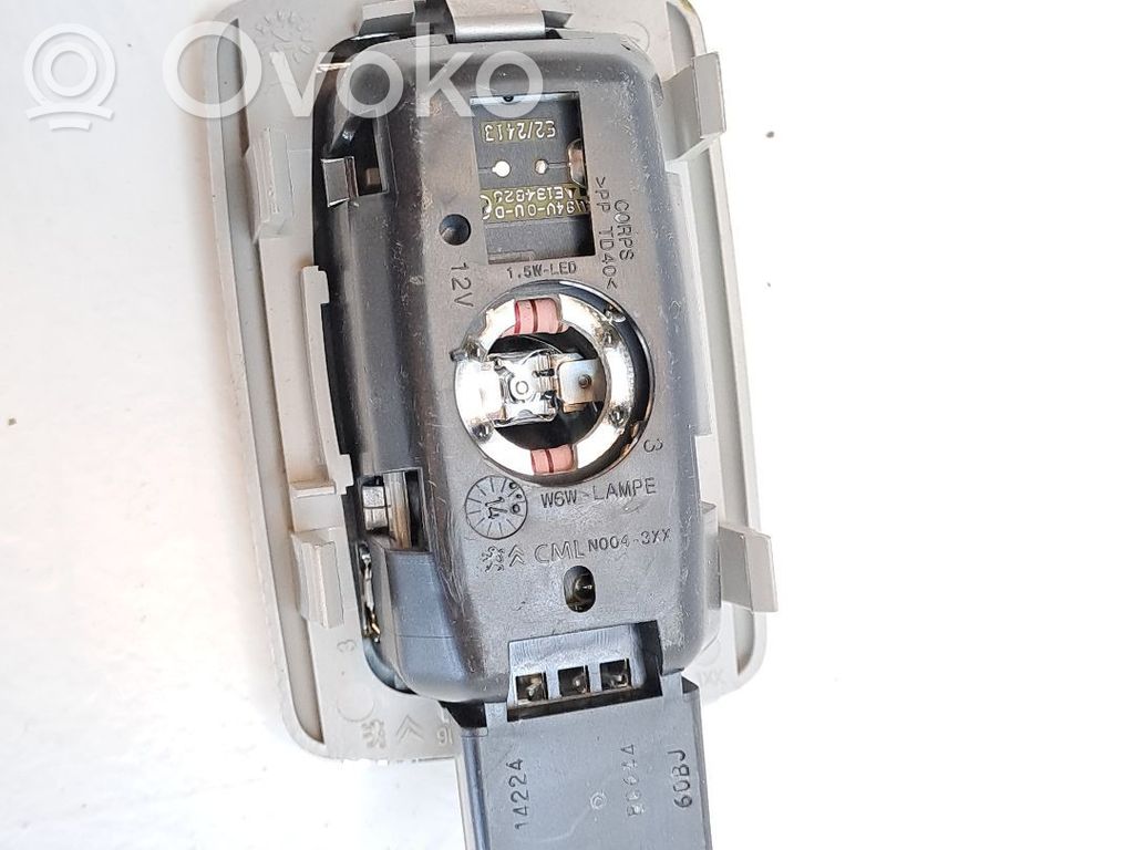 Citroen C4 I Picasso Headlining lighting console trim 