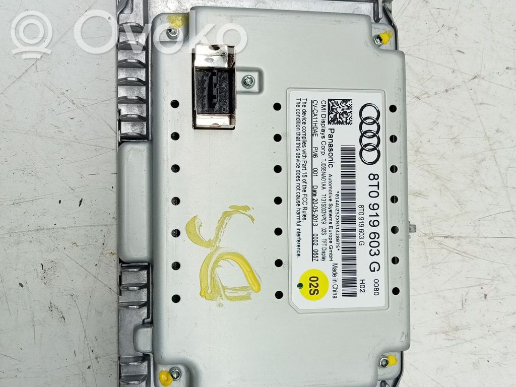 Audi Q5 SQ5 8R Schermo del visore a sovrimpressione