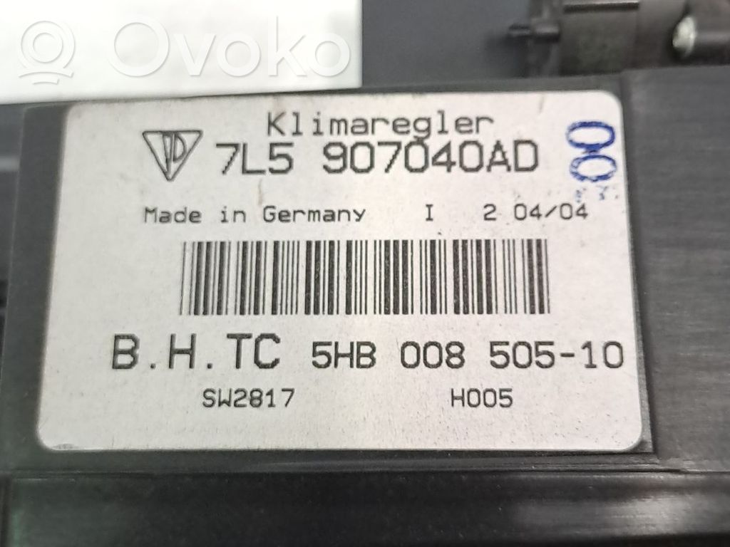 Porsche Cayenne (9PA) Panel klimatyzacji 