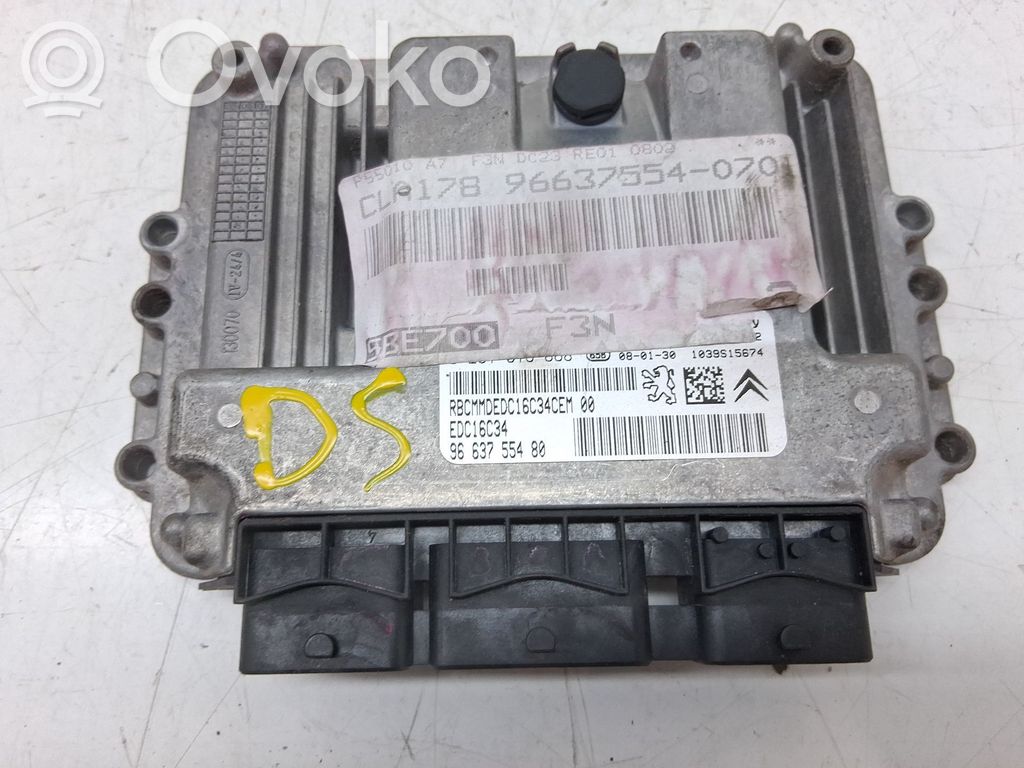 Unité de commande, module ECU de moteur   1942KW,9663755480