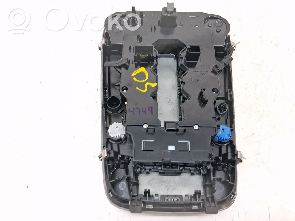 Audi Q5 SQ5 8R Rivestimento della console di illuminazione installata sul rivestimento del tetto