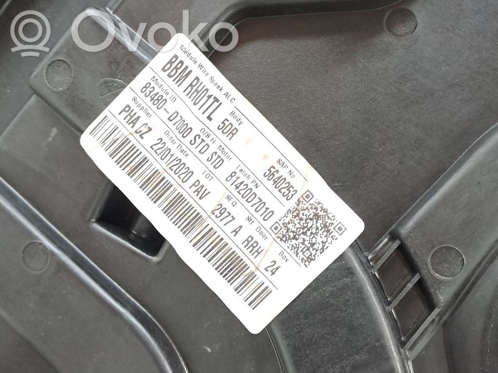 Hyundai Tucson TL Alzacristalli elettrico della portiera anteriore