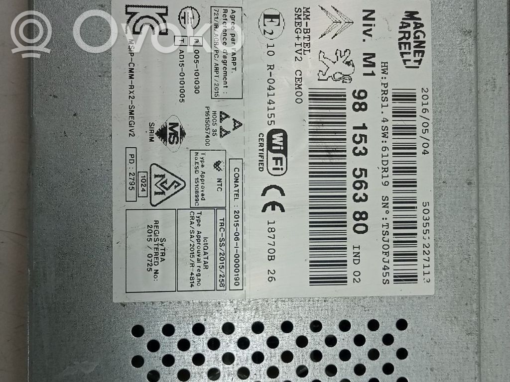 Citroen C4 II Panel / Radioodtwarzacz CD/DVD/GPS 