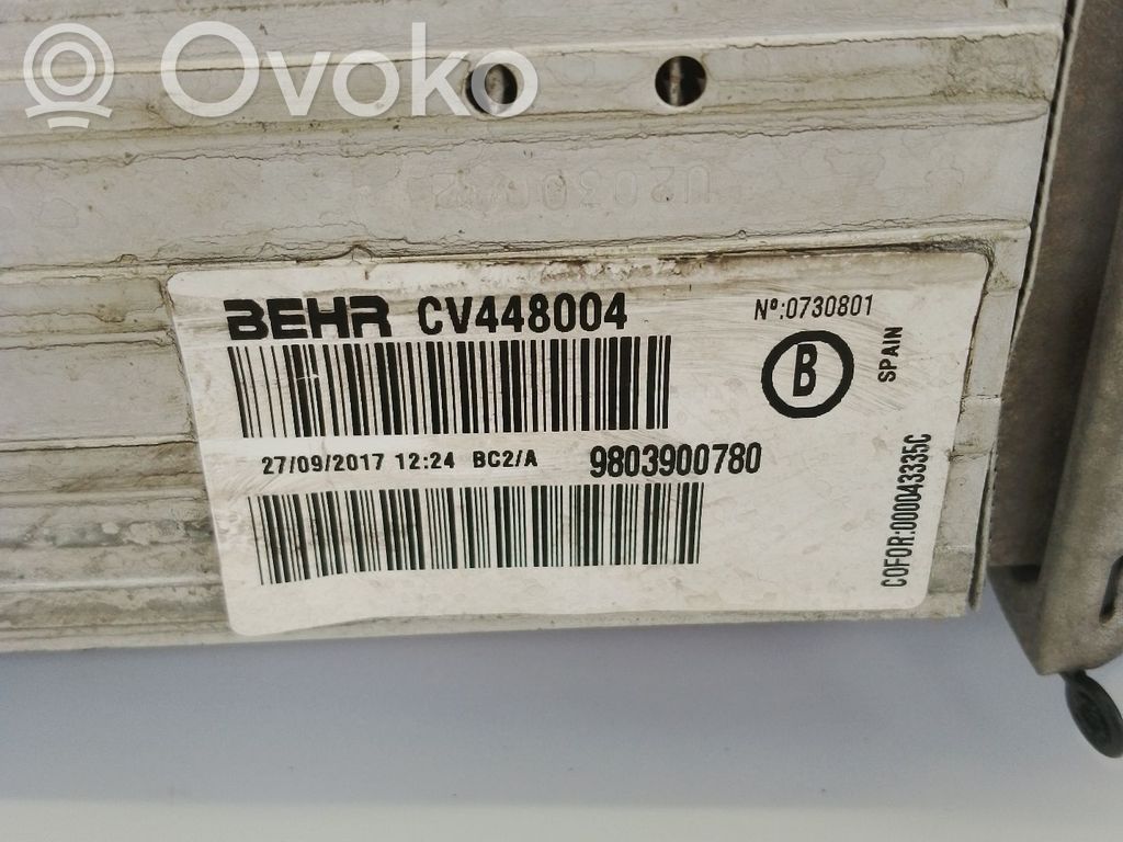 Citroen C3 Radiatore intercooler