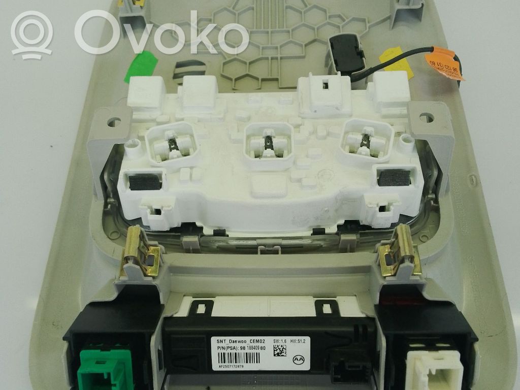 Citroen C3 Consola de luz del techo 