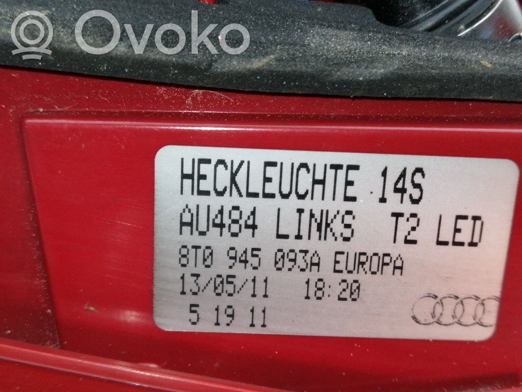 Audi A5 Sportback 8TA Takavalon polttimo 