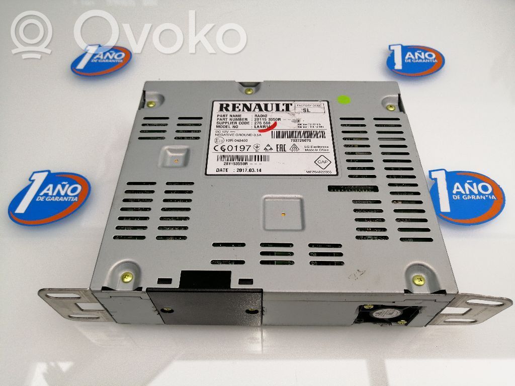 Renault Kadjar Panel / Radioodtwarzacz CD/DVD/GPS 