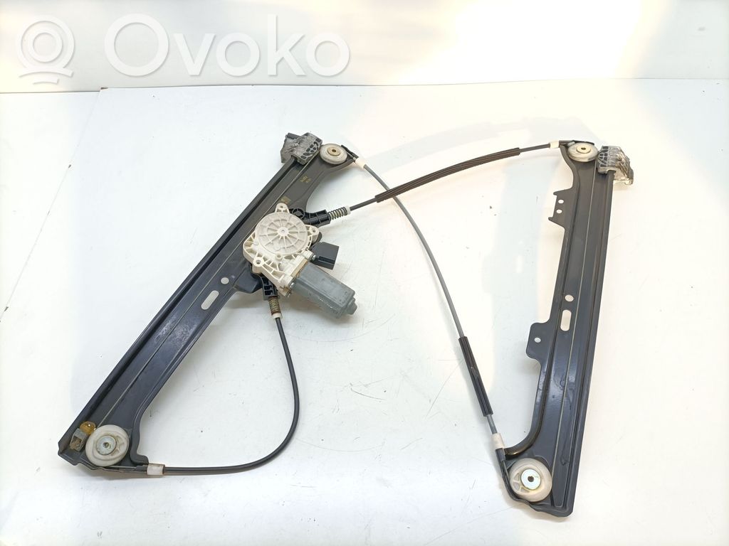 BMW 5 E60 E61 Regulador de ventanilla eléctrico de puerta delantera 