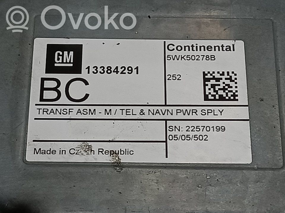 Unidad de control/módulo de carrocería central   13384291,13384291