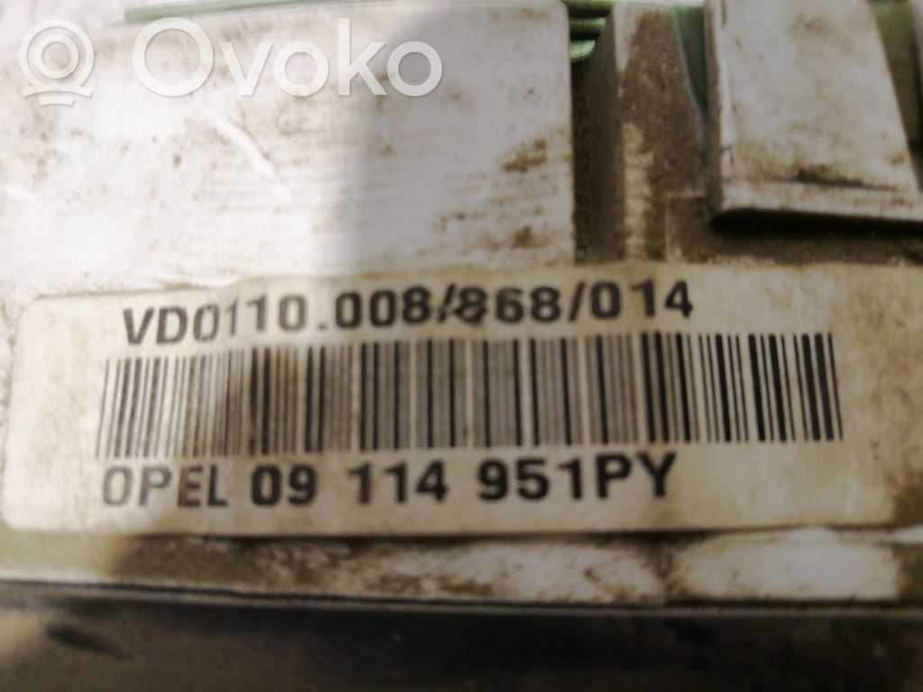Opel Corsa C Velocímetro (tablero de instrumentos) 
