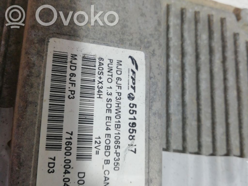 Fiat Punto (188) Unitate control motor/modul ECU 