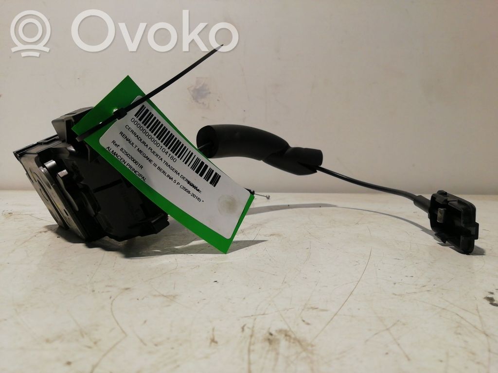 Takaoven lukko   825020001R,825020001R,825020001R