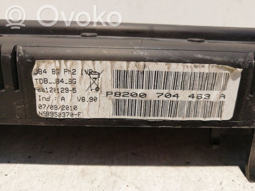 Renault Scenic II -  Grand scenic II Vitezometru (grup de instrumente) 