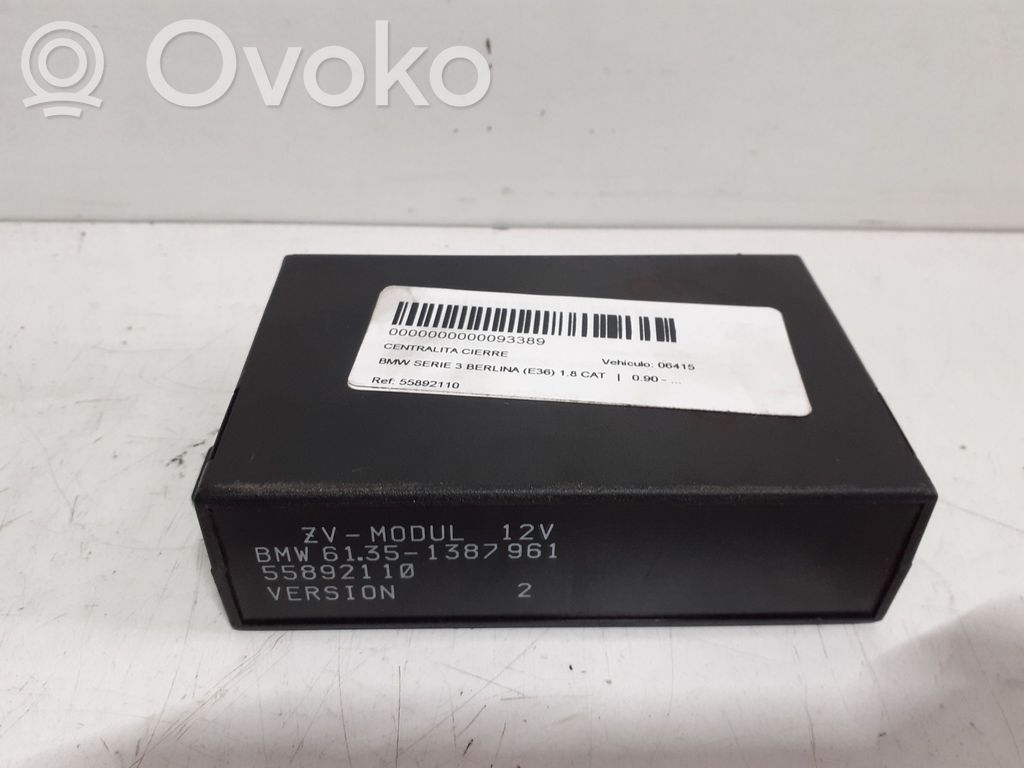 BMW 3 E36 Unidad de control/módulo de carrocería central 