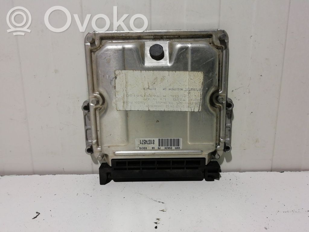 Komputer / Sterownik ECU silnika   9635158180,9635158180