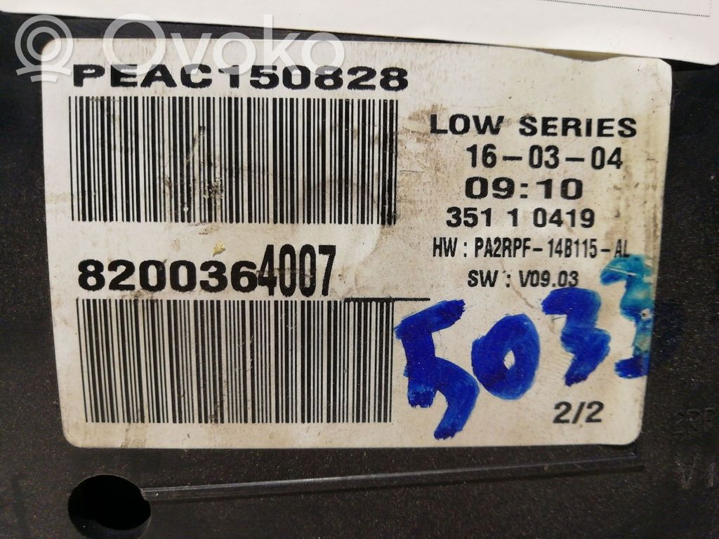 Renault Megane II Tachimetro (quadro strumenti)