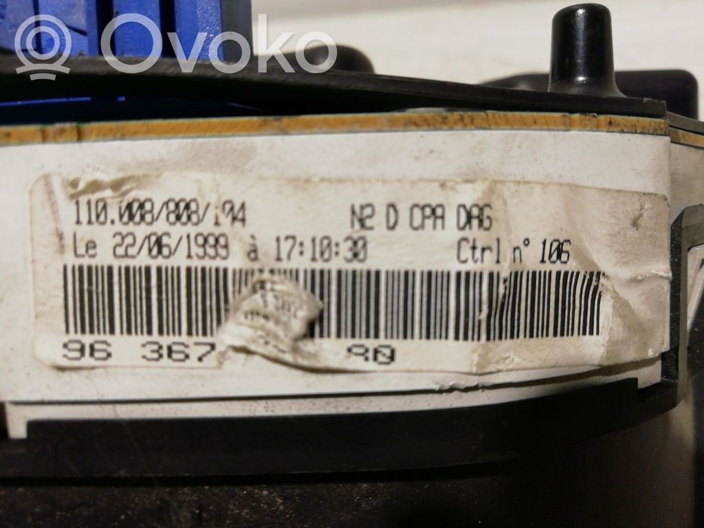 Peugeot 306 Velocímetro (tablero de instrumentos)