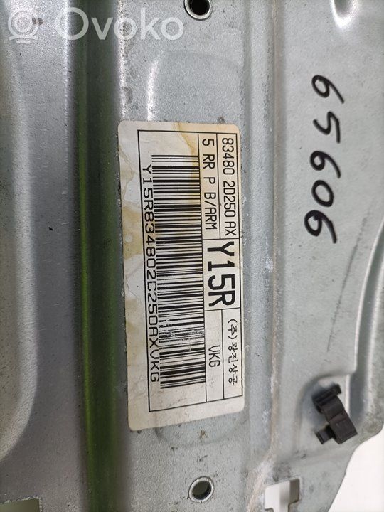 Regulador de ventanilla eléctrico de puerta delantera   834802D250