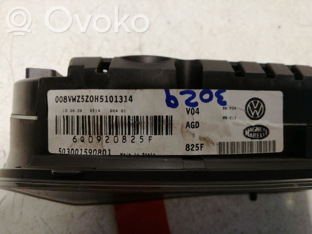 Volkswagen Polo III 6N 6N2 6NF Tachimetro (quadro strumenti) 