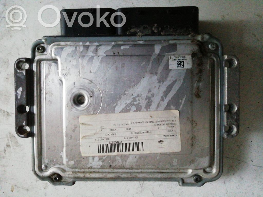 Unidad de control/módulo ECU del motor   3911327405,0281012973,A0NF0T0EI01S