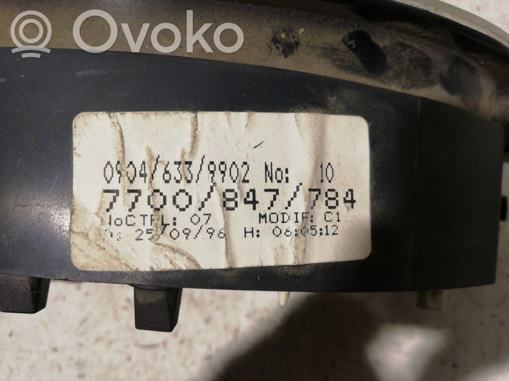 Velocímetro (tablero de instrumentos)   7700847784,7700847784