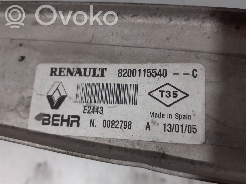 Radiador intercooler   8200115540C,8200115540C,E2443