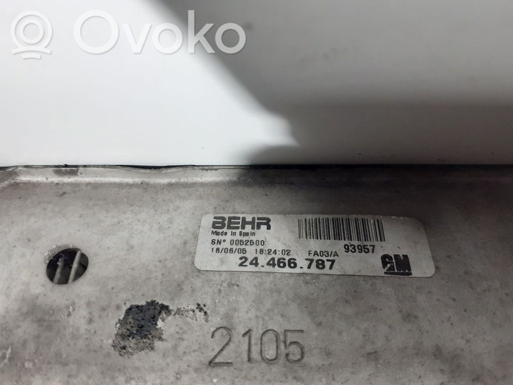 Radiador intercooler   24466787,24466787,24466787
