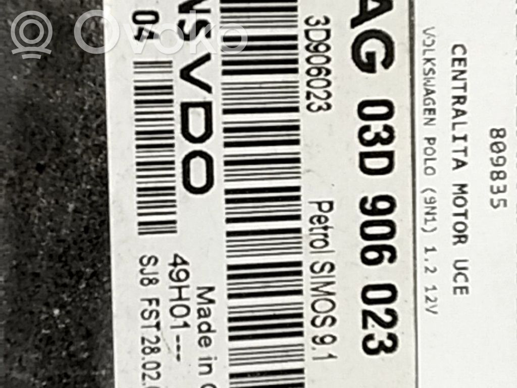 Centralina/modulo motore ECU   3D906023