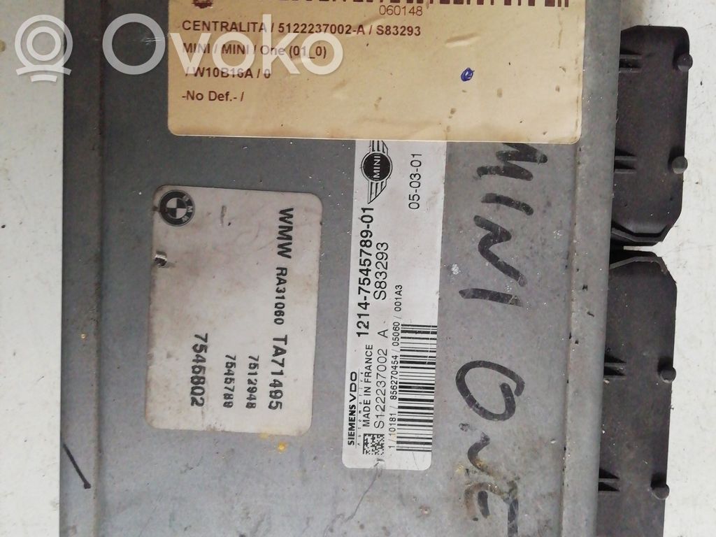 Engine control unit/module ECU   S122237002A,S122237002A,1214754578901