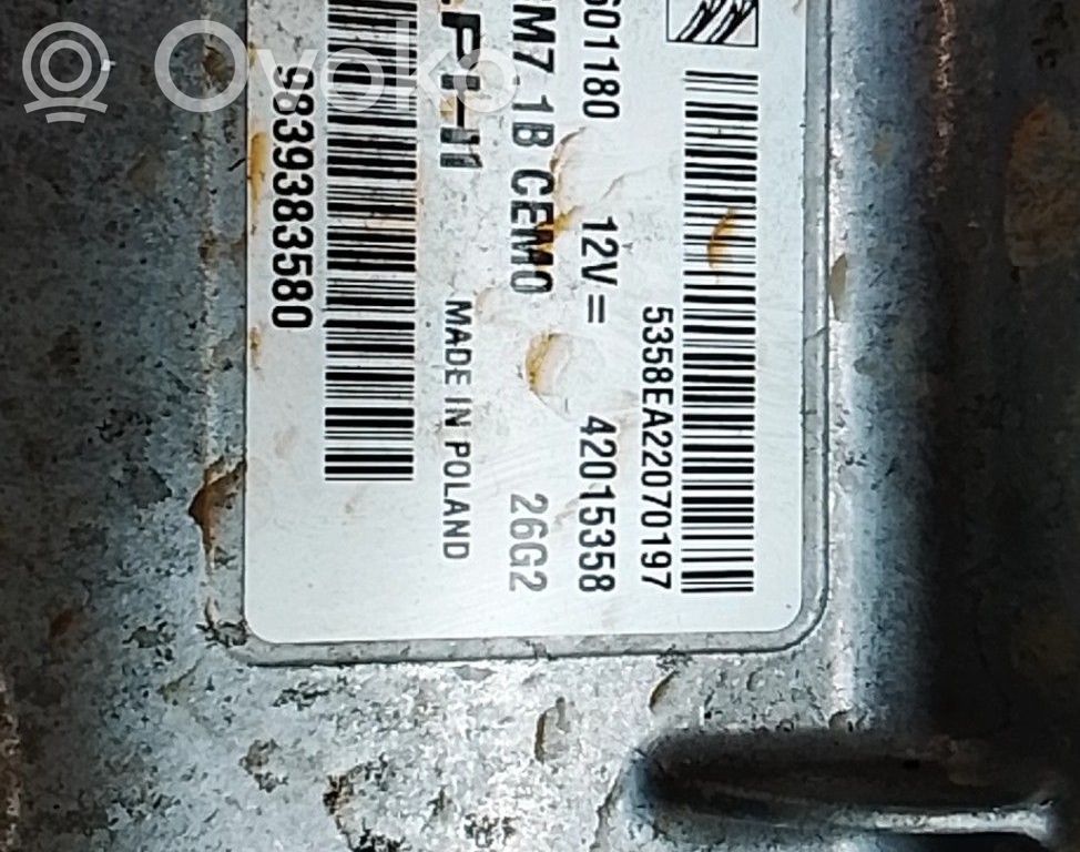 Unidad de control/módulo ECU del motor   9839383580,9824601180