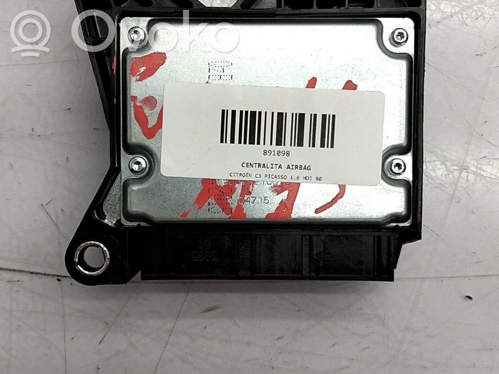 Citroen C3 Picasso Unitate/modul de comandă airbaguri 