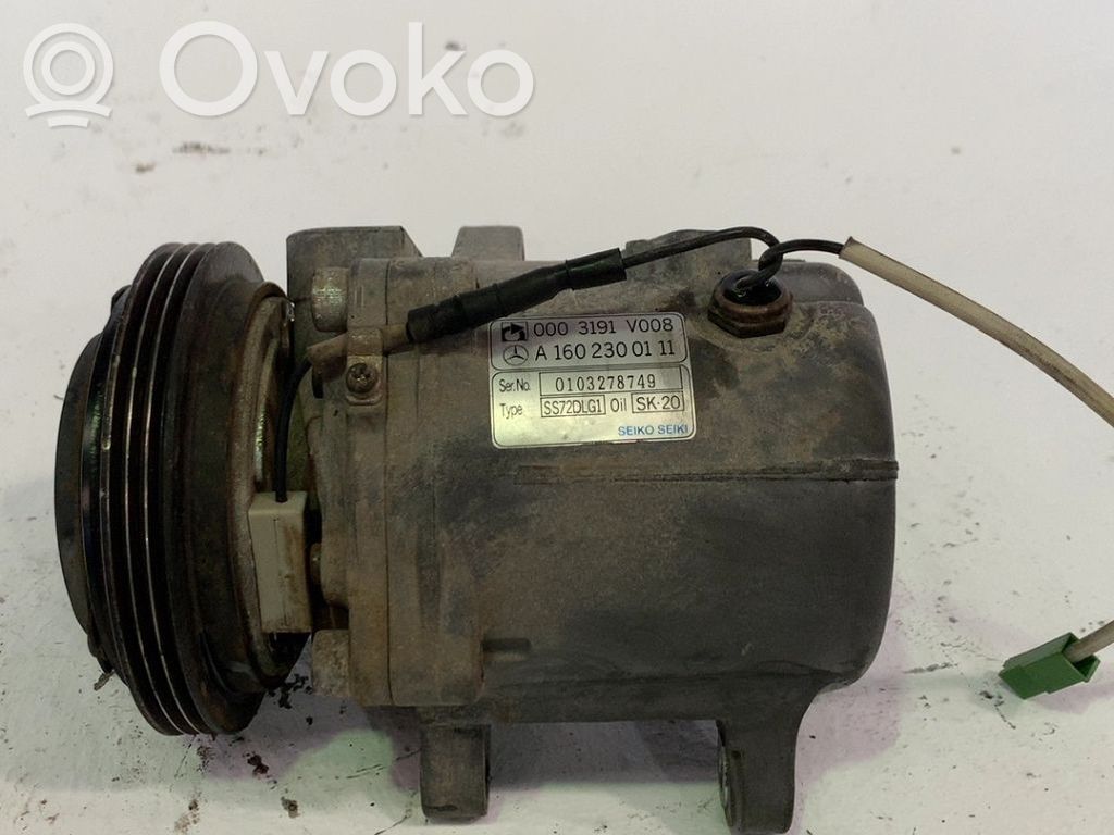 Mercedes-Benz CLK AMG A209 C209 Compressore aria condizionata (A/C) (pompa)