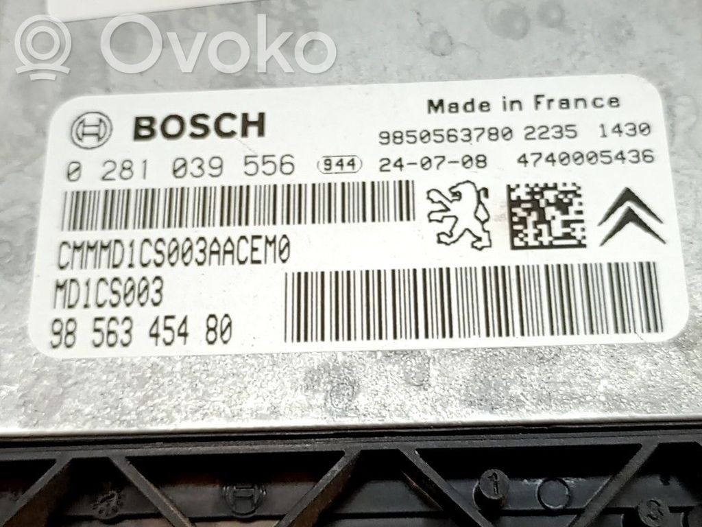 Engine control unit/module ECU   9850563780