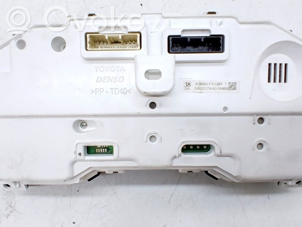 Geschwindigkeitsmesser Cockpit   83800FEQ81