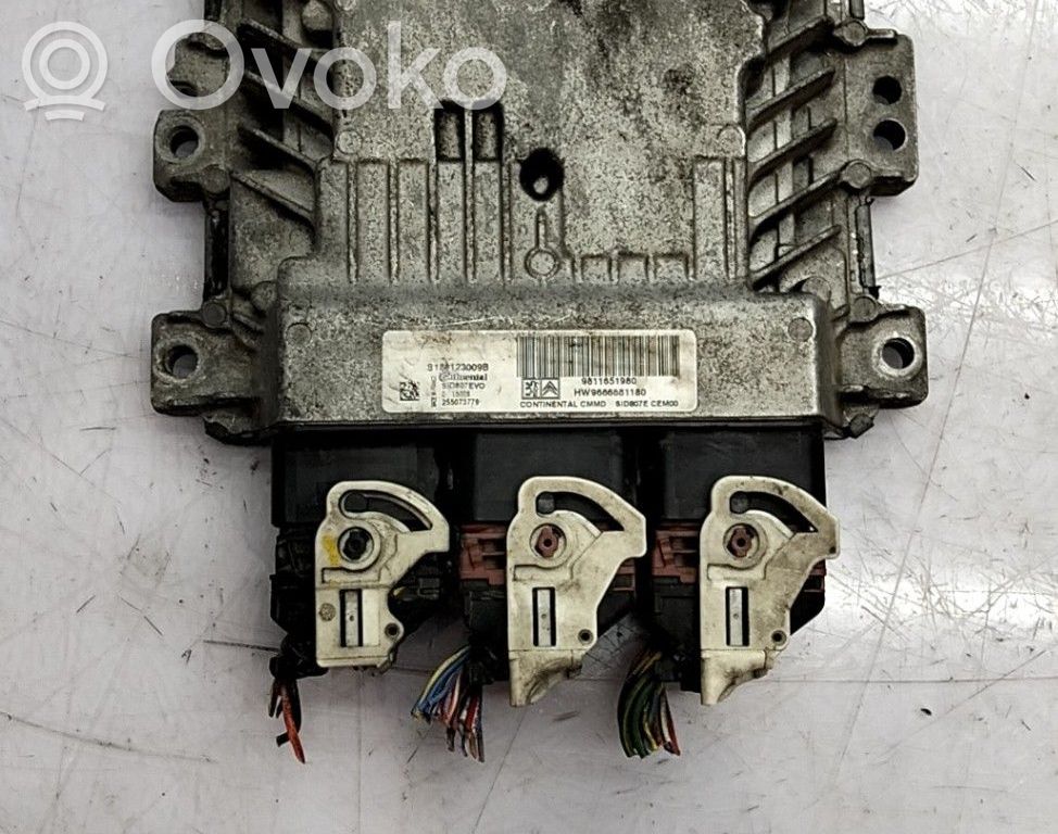 Peugeot 308 Unité de commande, module ECU de moteur 