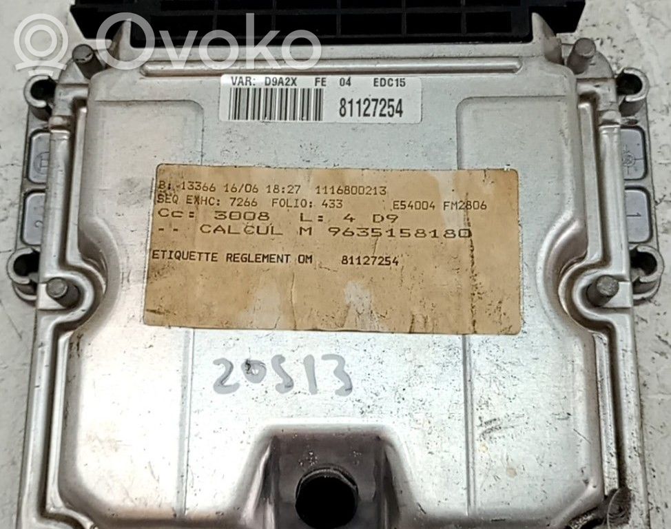 Unité de commande, module ECU de moteur   6545JP