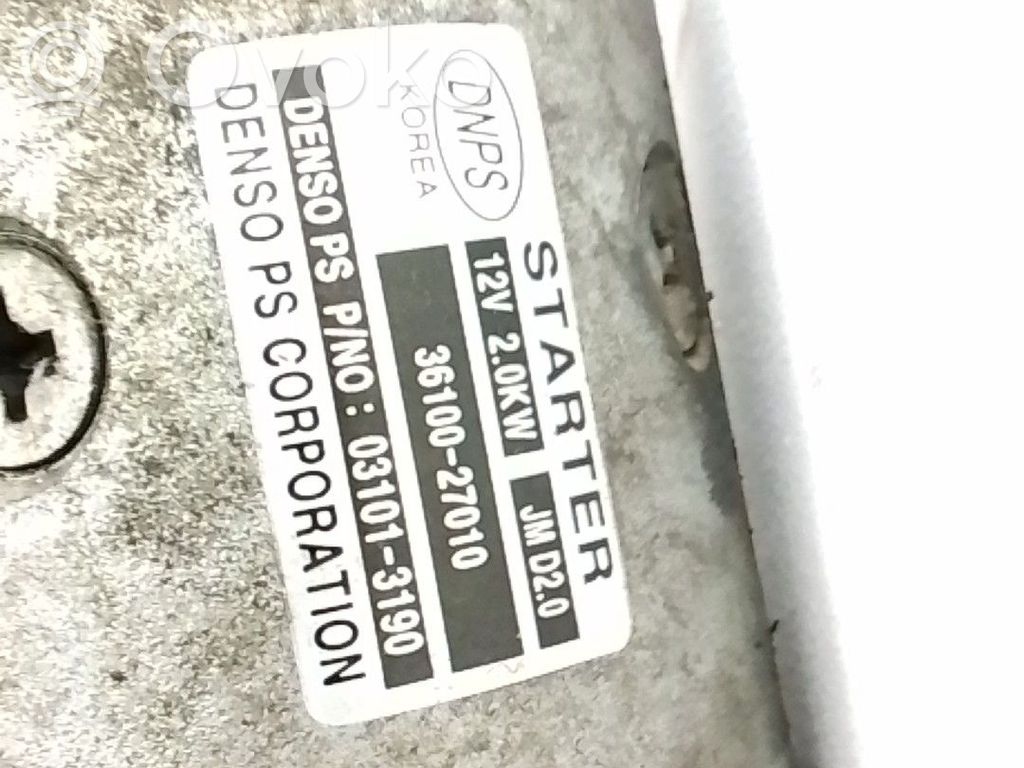 Hyundai Sonata Electromotor 