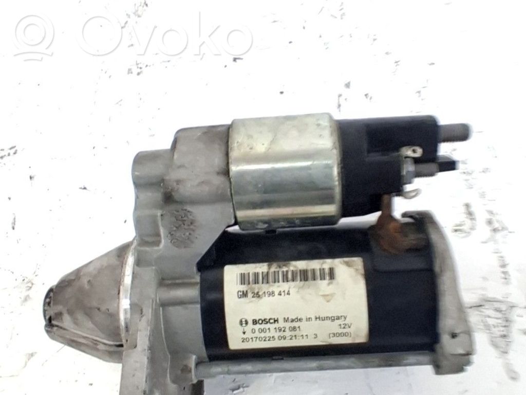 Motor de arranque   25198414