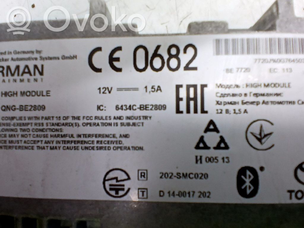 Toyota C-HR I Modul de control caroserie central 