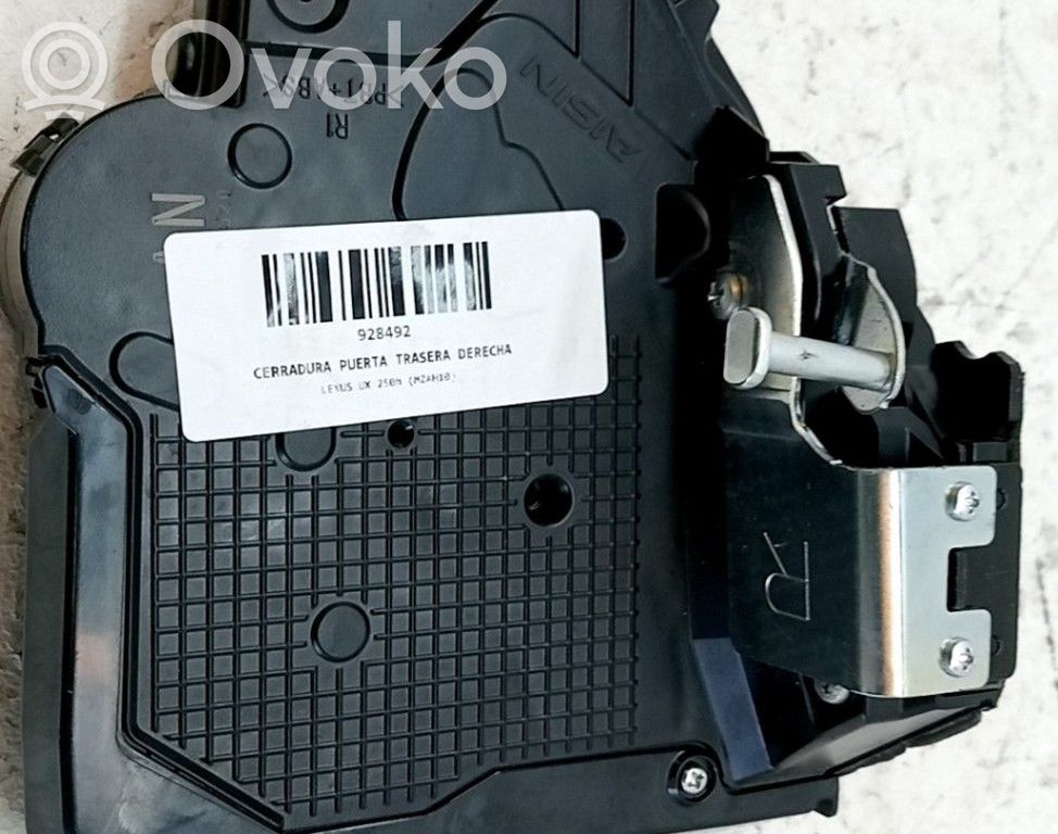 Lexus UX Zamek drzwi tylnych 