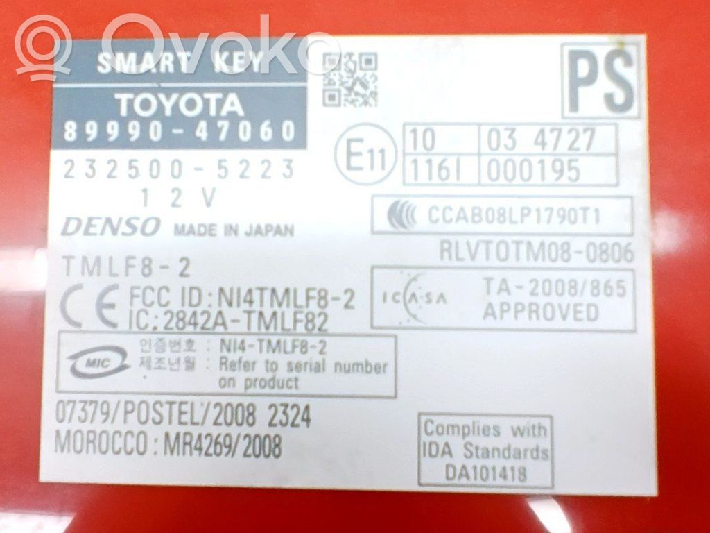 Nissan Navara Unité de commande dispositif d'immobilisation