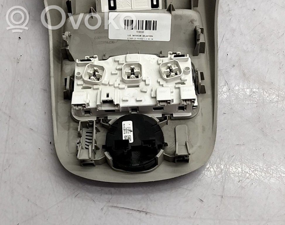 Citroen C4 I Picasso Rivestimento della console di illuminazione installata sul rivestimento del tetto 